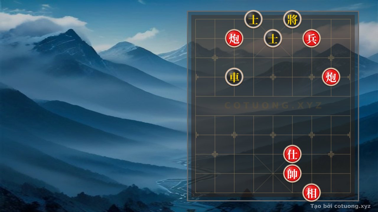 Thế cờ: Red General's Opening: Shattering the Black's Strategy with the Empty Cannon — Cờ Tướng Online