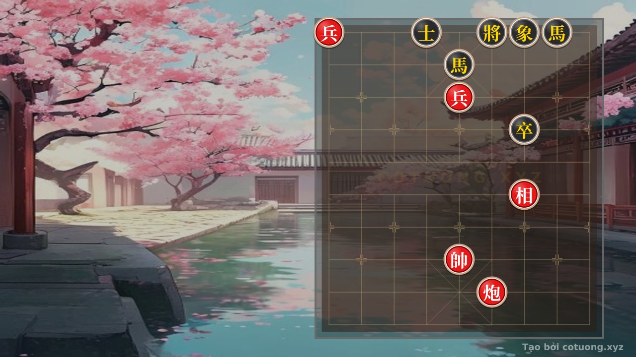 Thế cờ: Xiangqi: The Dynamic Image of the Sky - The Double Horse Interlocking Formation — Cờ Tướng Online