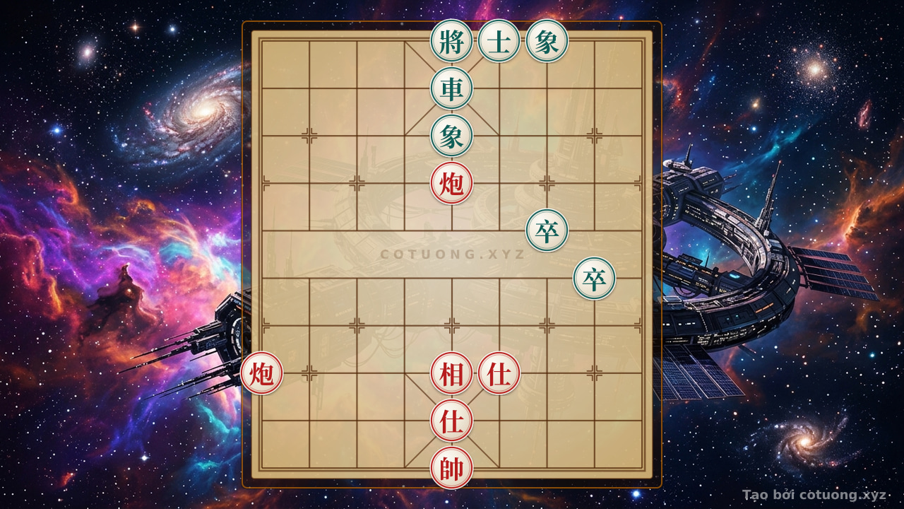 Thế cờ: Red General's Strategy: Cannon Trap and Rook Thrust - Core Tactical Guide — Cờ Tướng Online