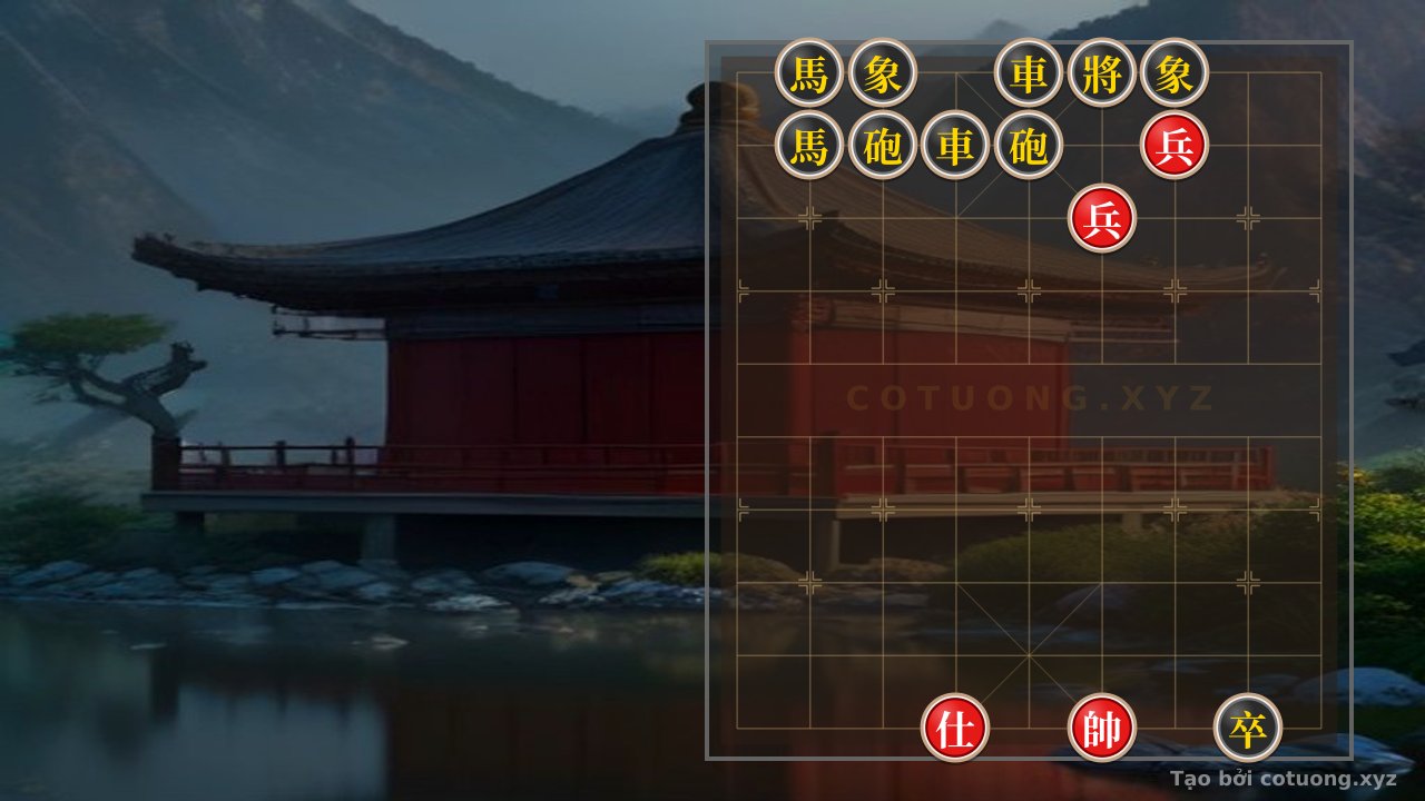 Thế cờ: Defensive Tips When Opponent Has Advisor and Soldier: Black's Tactics Against Red in the Double Horse Face-to-Face Formation — Cờ Tướng Online