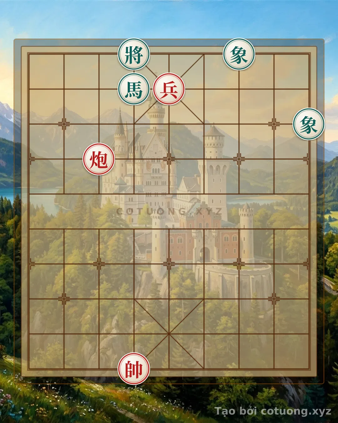 Thế cờ: The Secret Tactics to Break the 'King Exposed' Formation with Minimal Forces — Cờ Tướng Online