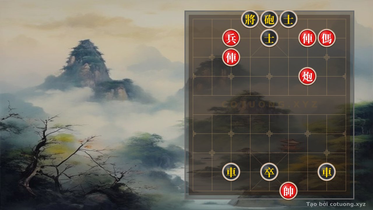 Thế cờ: Red General: Counterattack Tactics from a Pinched Position — Cờ Tướng Online