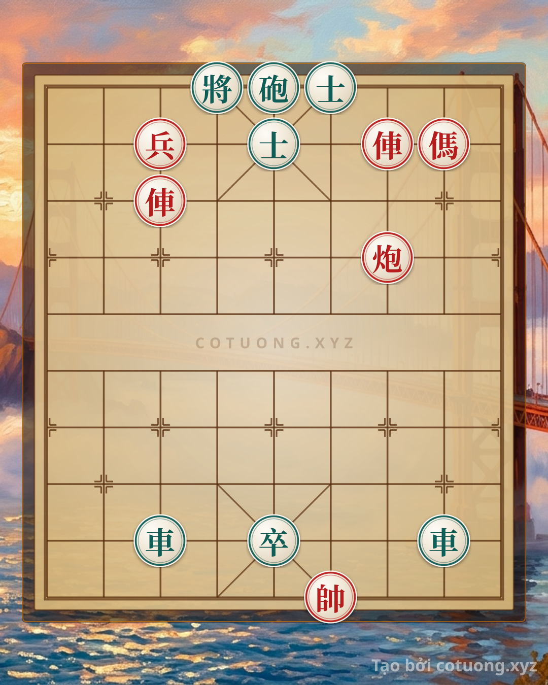 Challenge: Red General: Counterattack Tactics from a Pinched Position - Can you solve it?