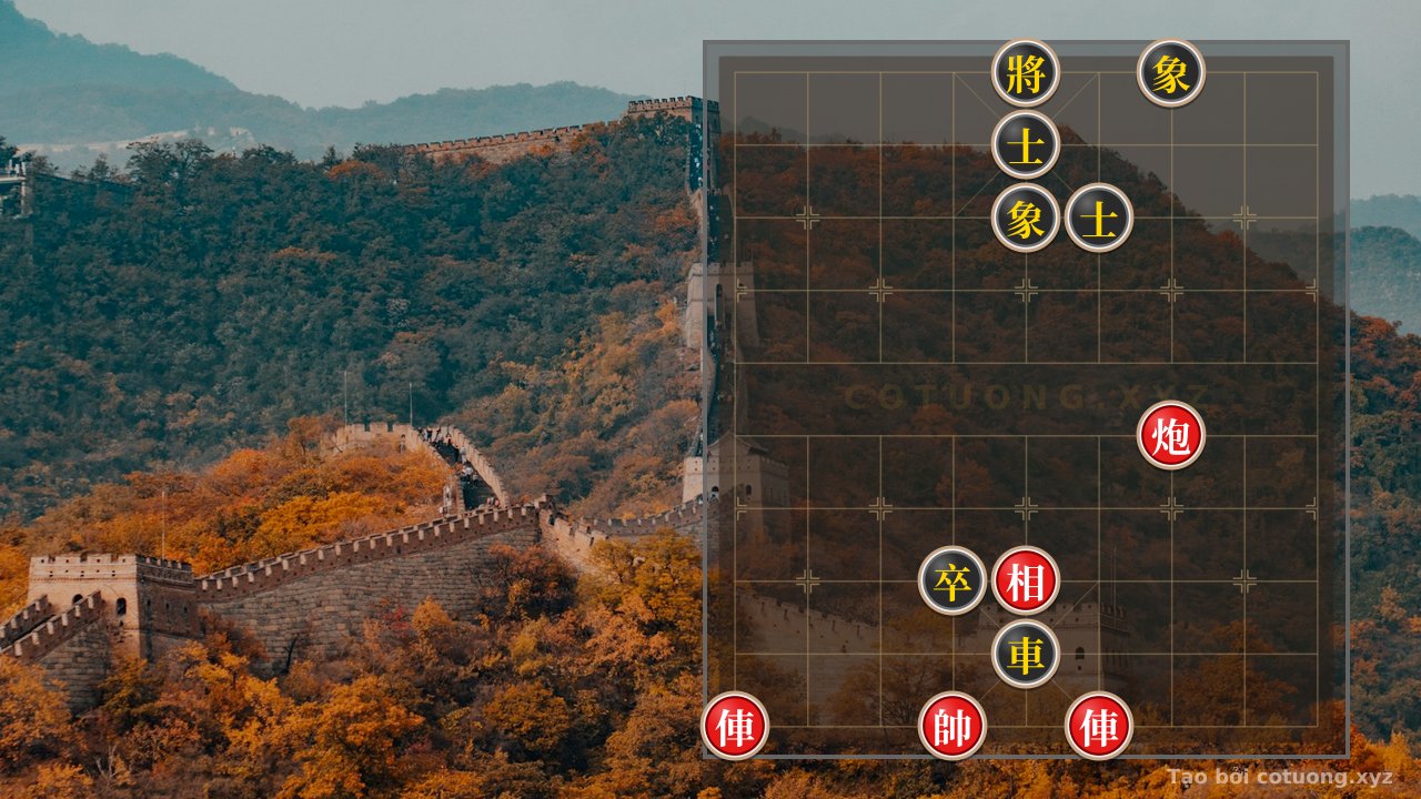Thế cờ: Xiangqi: Black's Miraculous Defense with 'Chariot Rushes Horse' - Tactical Counterattack Guide — Cờ Tướng Online