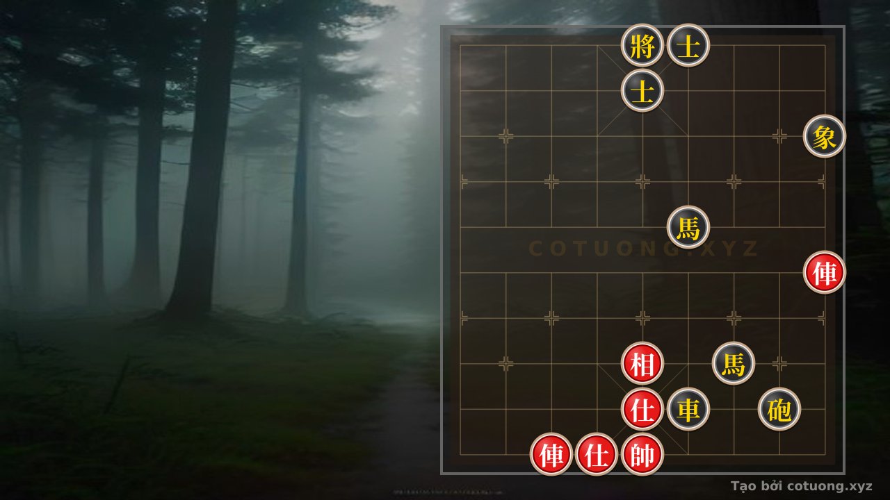 Thế cờ: Subtle Defense in Xiangqi: Black Waits for Counterattack Opportunities — Cờ Tướng Online