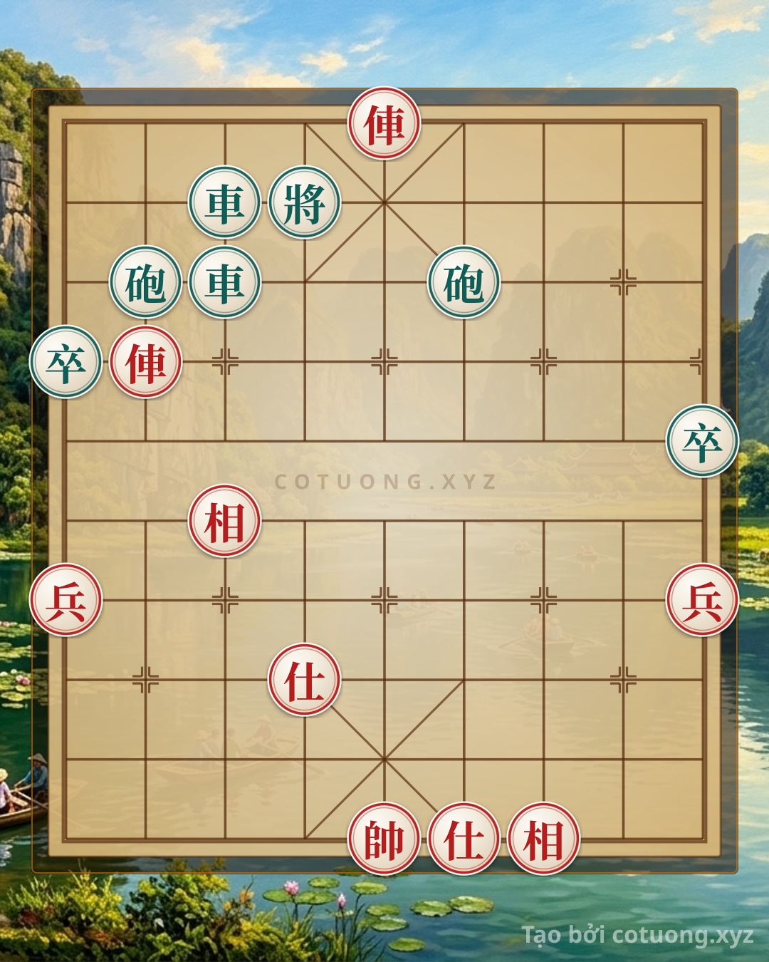 Challenge: Classic Xiangqi Puzzle #e23f: Double Chariot vs. Black Cannons – The Secret to Breaking the Black’s Trap in a Tick - Can you solve it?