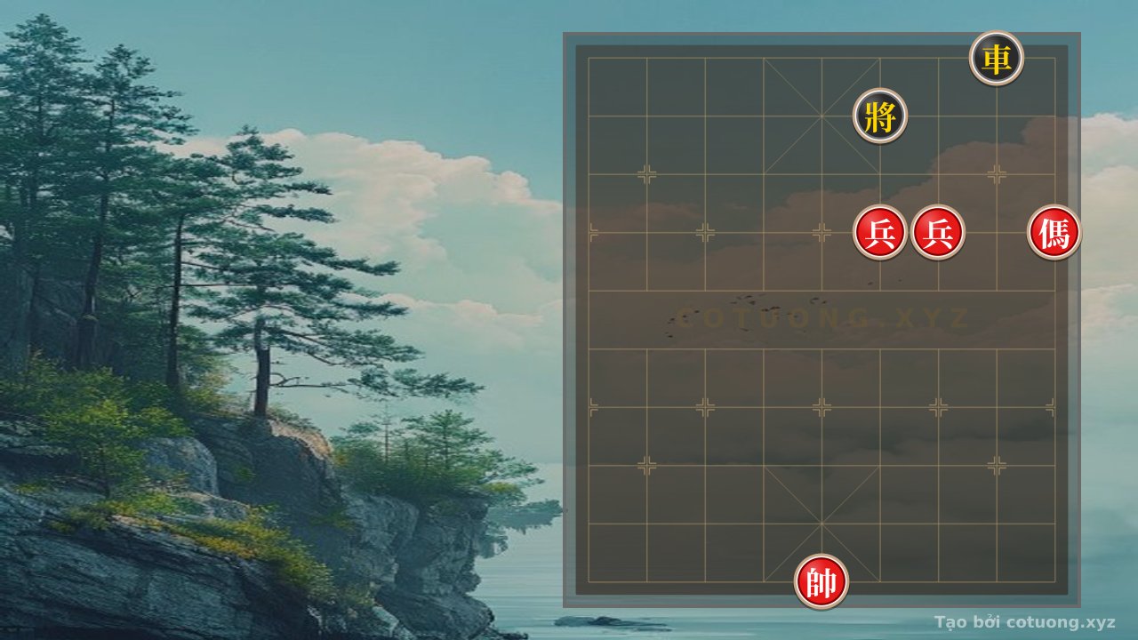 Thế cờ: Super Difficult Xiangqi Position: Black Rook Defends Against Red Pawns' Counterattack - The Path to Solving the Mysterious Formation — Cờ Tướng Online