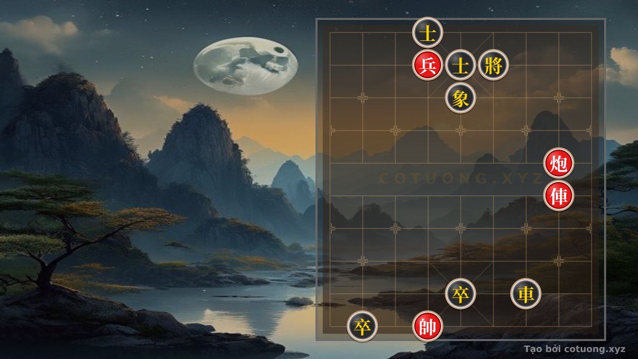 Thế cờ: Xiangqi: Strategy to Capture the Black General with a Rook on File 6 — Cờ Tướng Online