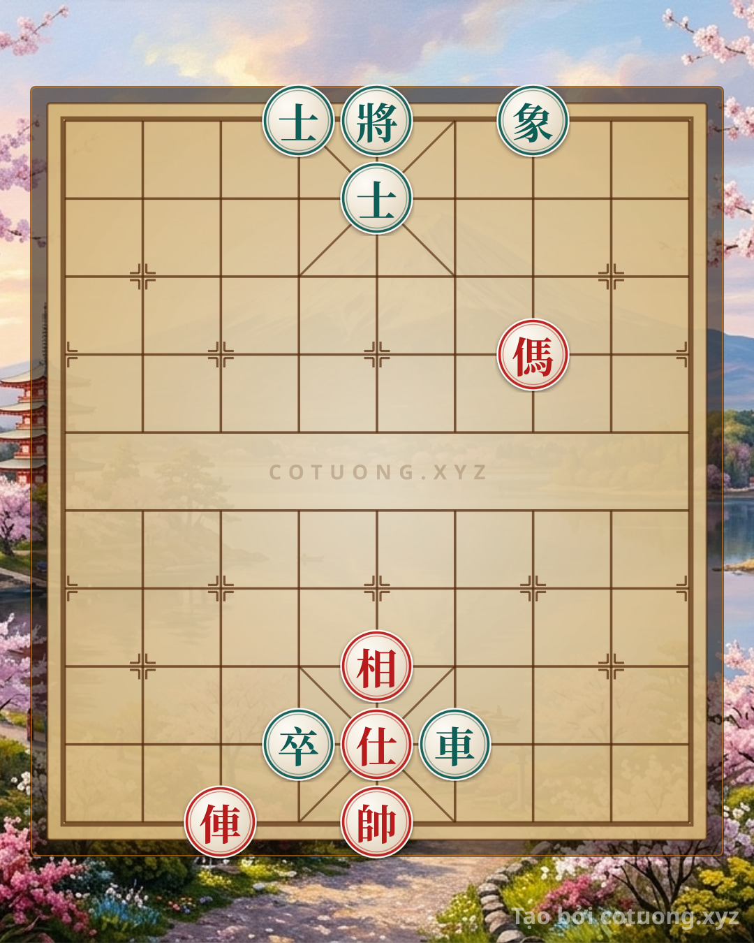 Challenge: Mastering the Endgame: Xiangqi (Chinese Chess) Strategy for Rook-Horse-Elephant-Soldier vs. Rook-Pawn-Two-Elephants - Can you solve it?