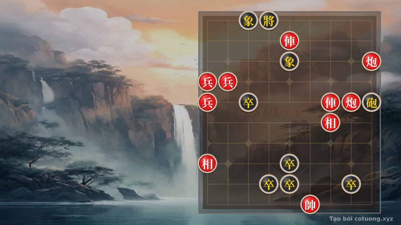 Thế cờ: Xiangqi: Black and Red Tactics - Mastering the Red General's Checkmate — Cờ Tướng Online