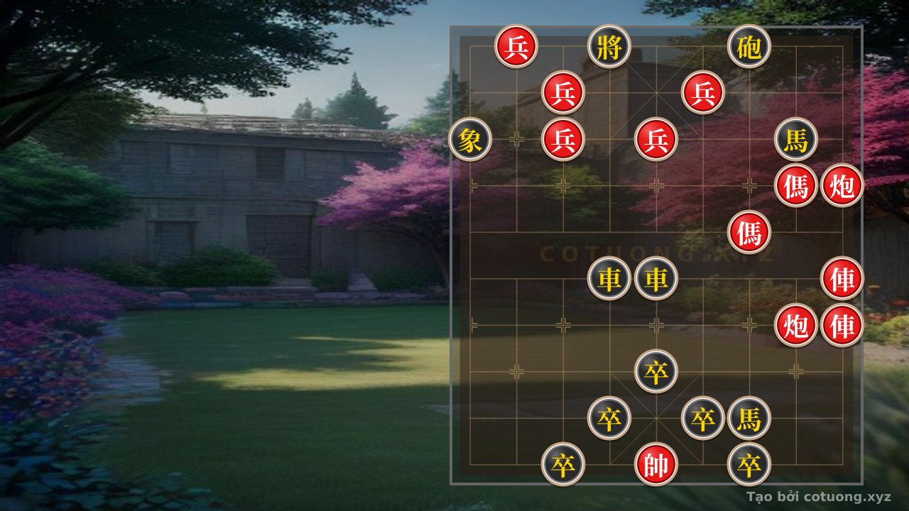 Thế cờ: Red's Xiangqi Gambit: Survival Lessons from a Simple Move — Cờ Tướng Online