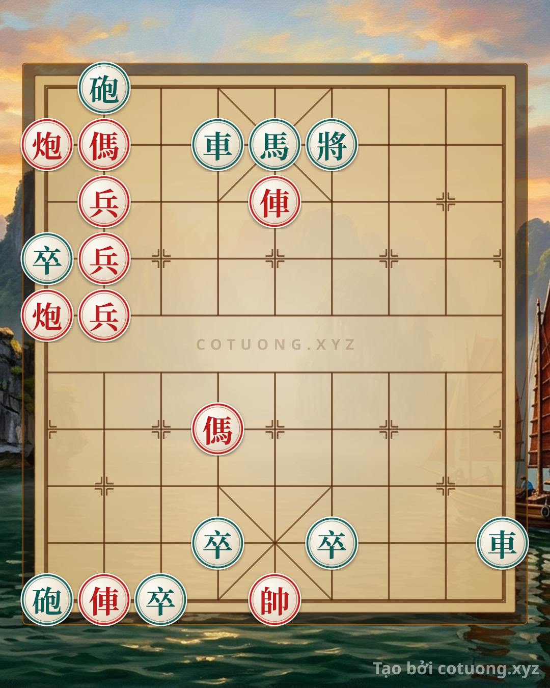 Challenge: The Ultimate Checkmate Trick: Decoding the 2 Rooks, 2 Cannons, 2 Horses, and 3 Pawns Endgame to Defeat the Opponent in Just 3 Moves - Can you solve it?
