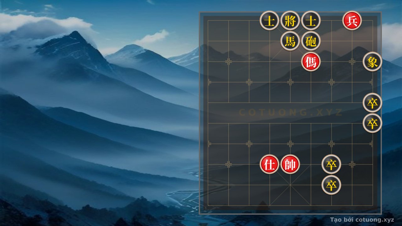 Thế cờ: Xiangqi Super Difficult: Can Red Escape the Siege? — Cờ Tướng Online