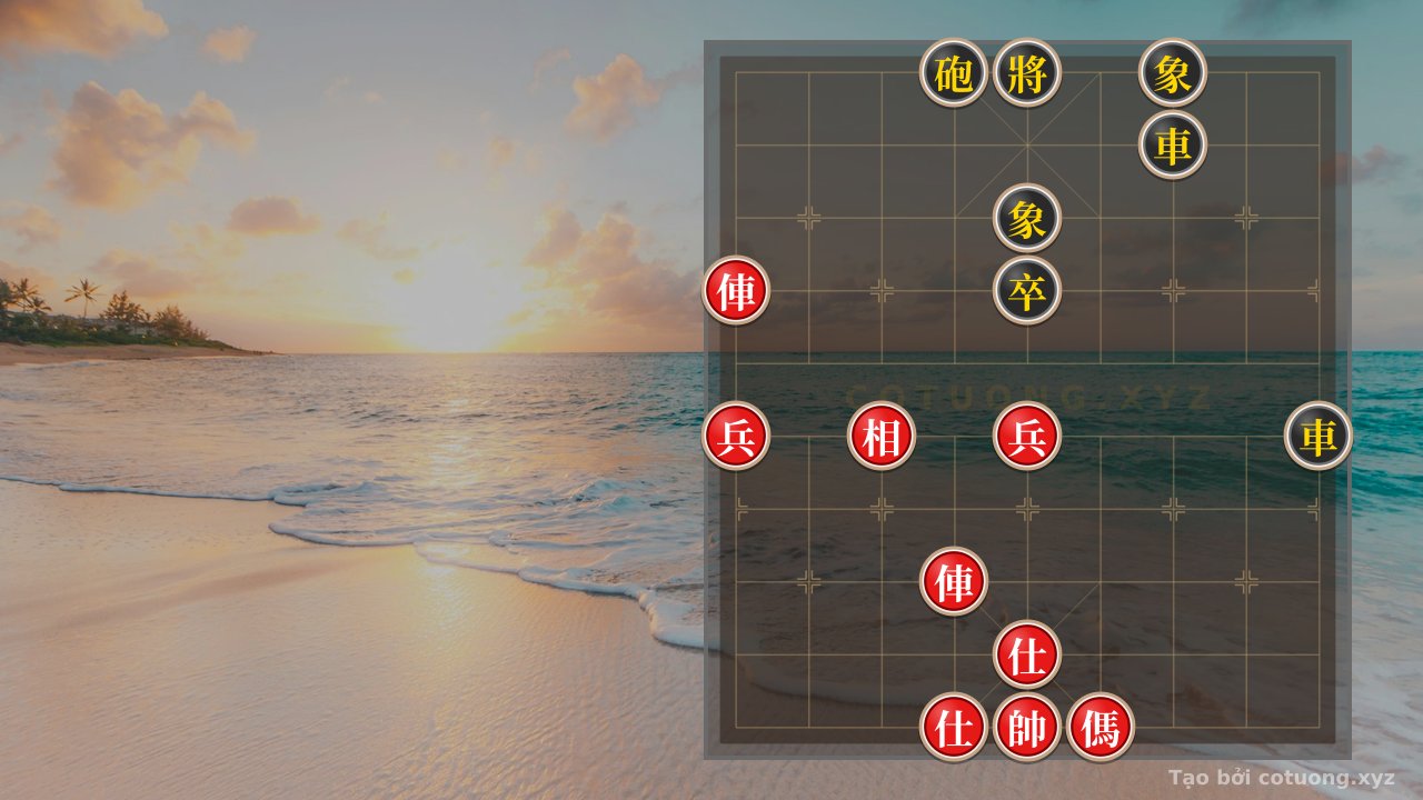 Thế cờ: Xiangqi Master's Secret: Red Chariot-Horse Crushes Black Cannon-Chariot - Peak Cannon-Smashing Tactics — Cờ Tướng Online