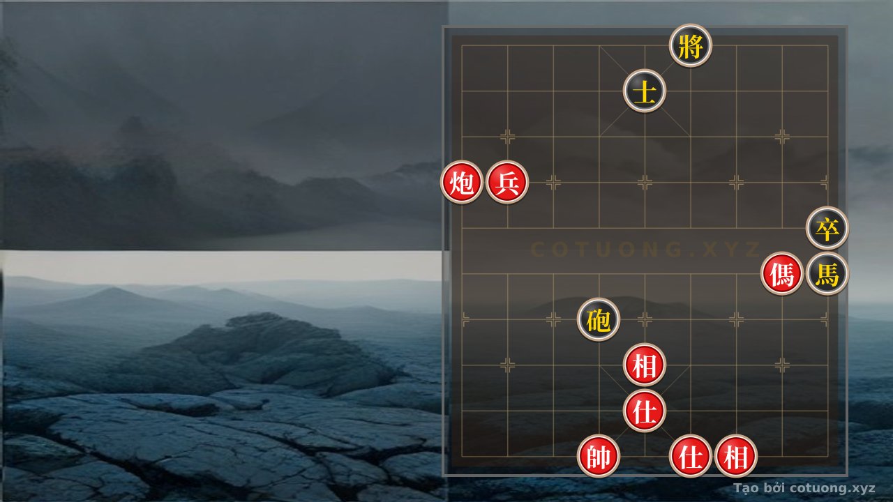 Thế cờ: The Red Cannon Under Siege: The Red Pawn's Perspective — Cờ Tướng Online