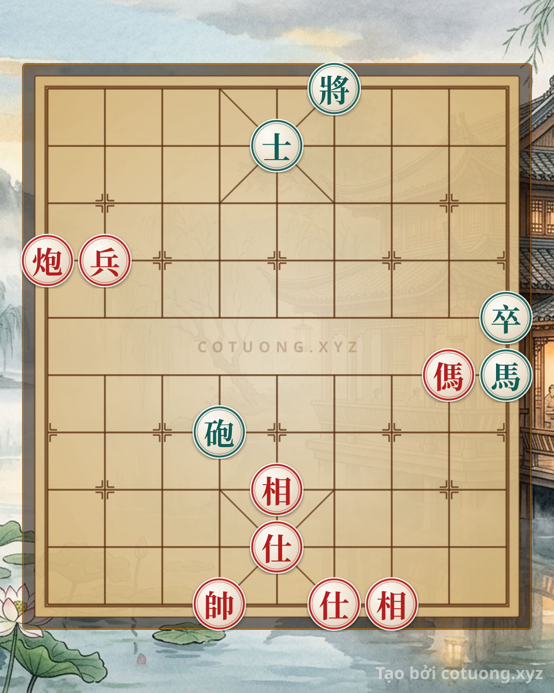 Challenge: The Red Cannon Under Siege: The Red Pawn's Perspective - Can you solve it?