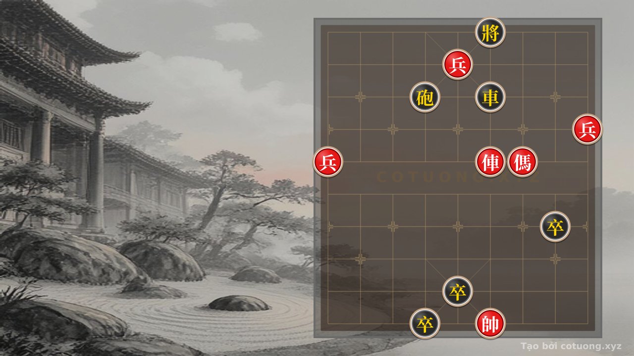 Thế cờ: Red Strategy: Attacking the Black General on File 6, Rank 10 in a 1/10 Opening - The Secret Moves — Cờ Tướng Online