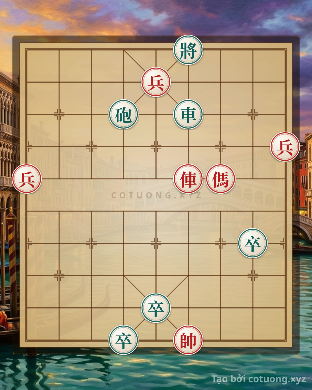 Challenge: Red Strategy: Attacking the Black General on File 6, Rank 10 in a 1/10 Opening - The Secret Moves - Can you solve it?