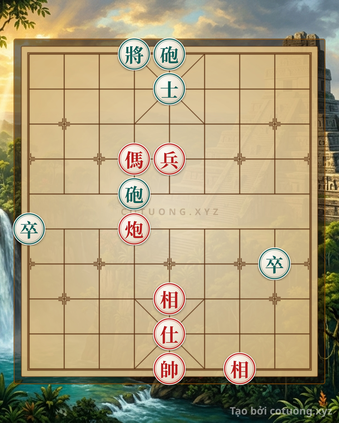 Challenge: The Hidden Masterpiece of Endgame: Red's Cannon Horse Pin vs. Black's Double Cannons - Can It Reverse the Game? - Can you solve it?