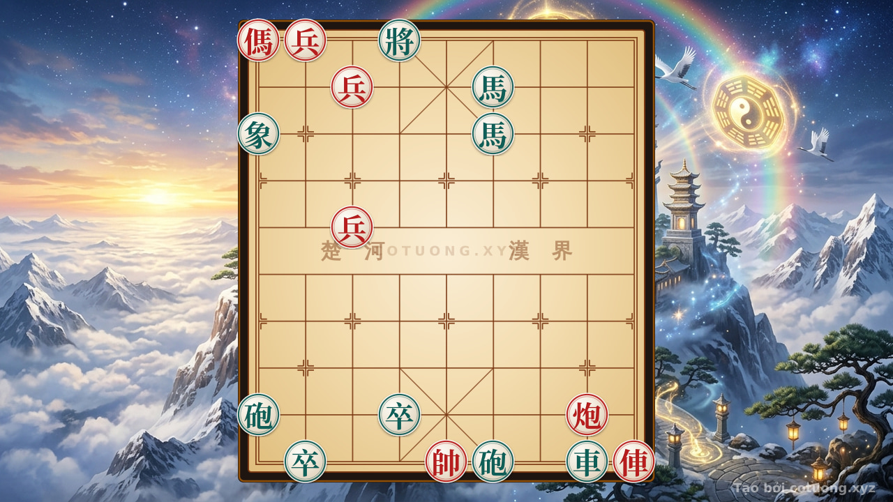 Thế cờ: Xiangqi: Defensive Tactics Against Double Black Horses - Learn from the Top Player — Cờ Tướng Online