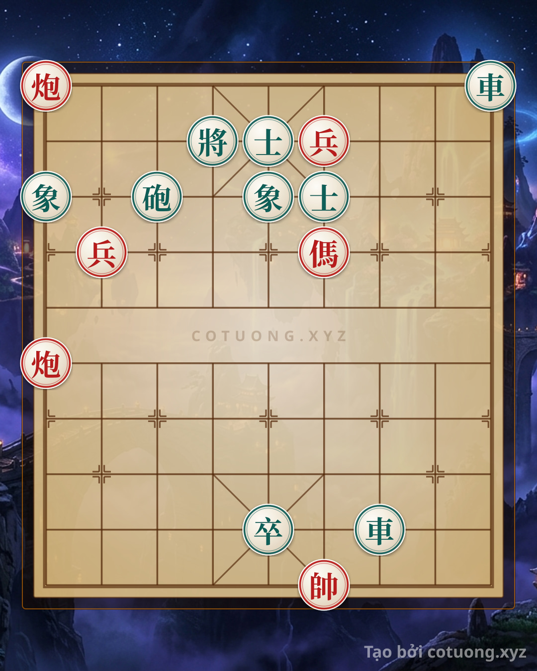 Challenge: Xiangqi: Red's Opening Strategy - The Hidden Trap of the Red Cannon on File 9 - Can you solve it?