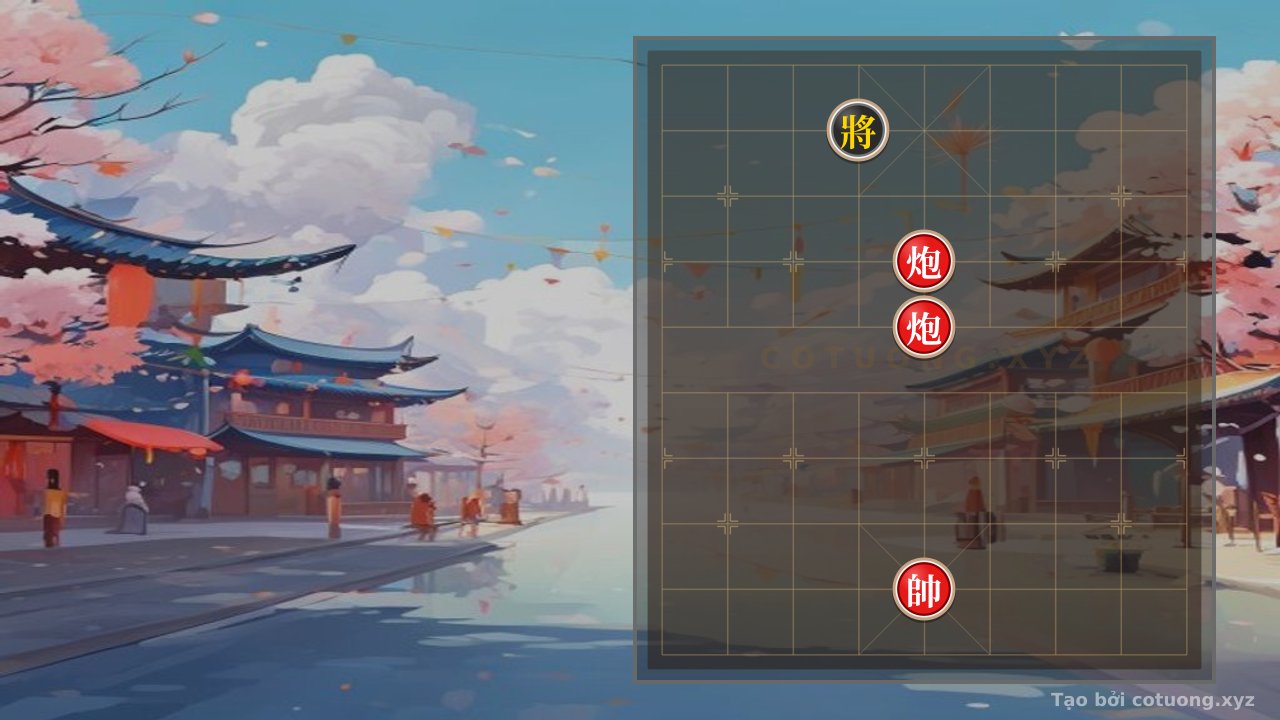 Thế cờ: Red Cannon Trap: 'Kill Move' Tactics in Simple Endgame — Cờ Tướng Online