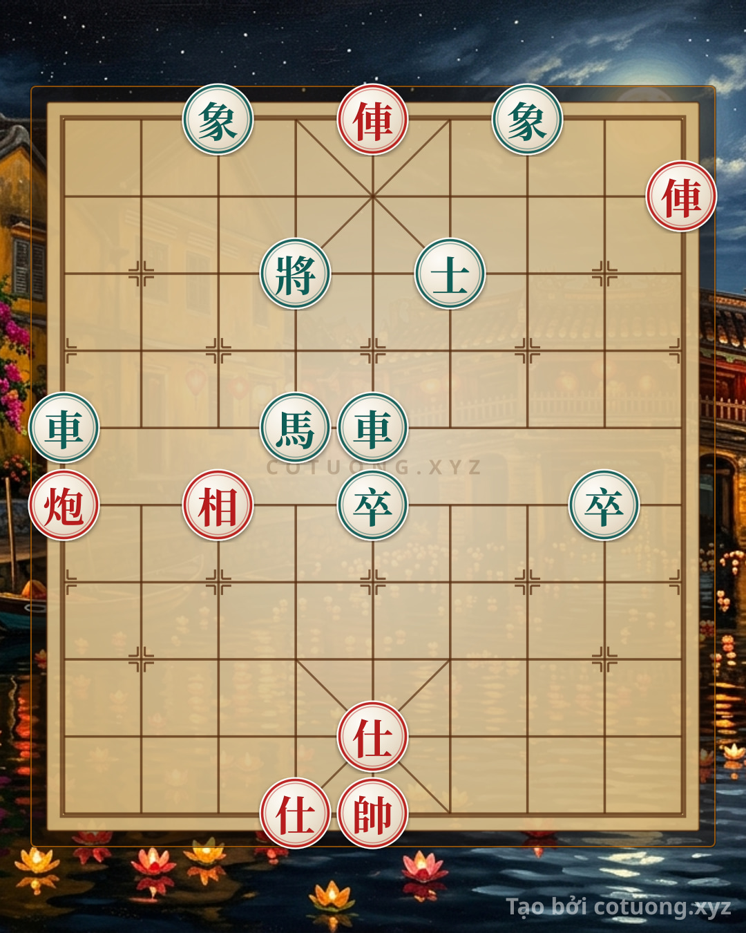 Challenge: Xiangqi 'Red and Black' - The Strategy of Sacrificing the General to Burn the Chessboard - Can you solve it?
