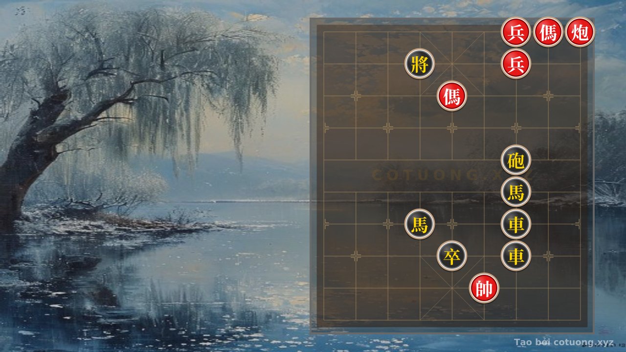 Thế cờ: Xiangqi: The Breaking Through Move - Black Rook from 7th File 4th Rank Retreats to 5th File 3rd Rank — Cờ Tướng Online