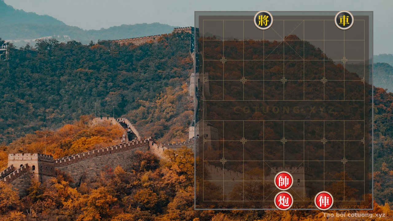 Thế cờ: Xiangqi: The Red Cannon's Trap Against the Black Chariot - Winning Strategies from the Chessboard — Cờ Tướng Online