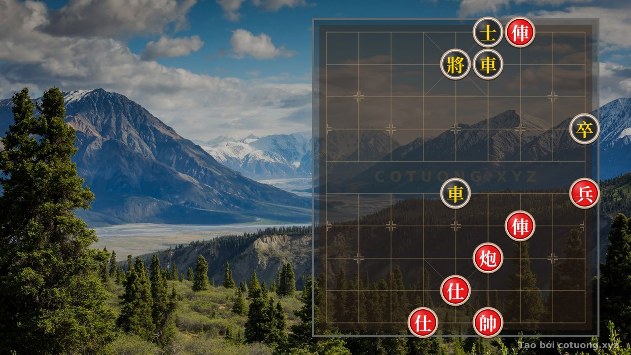Thế cờ: Xiangqi Position Analysis: Defensive Tactics for Red when the Opponent Has Two Chariots — Cờ Tướng Online