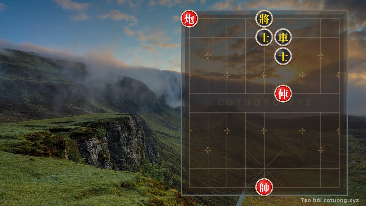 Thế cờ: Xiangqi: Defensive Counterattack Strategy with Red Cannon on 9th File, 10th Rank — Cờ Tướng Online