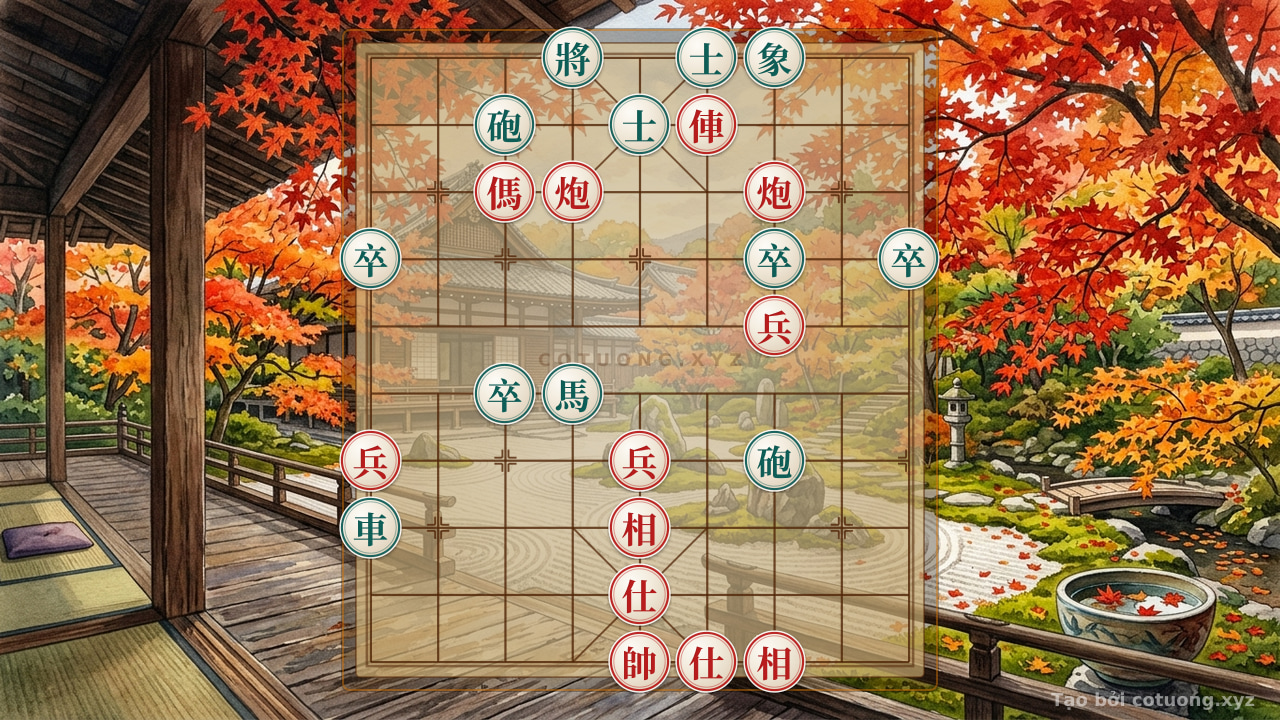 Thế cờ: Xiangqi 'Surprise Cannon': The Secret to Turning Passive Positions into Victory - Advanced Tactics for Online Players — Cờ Tướng Online