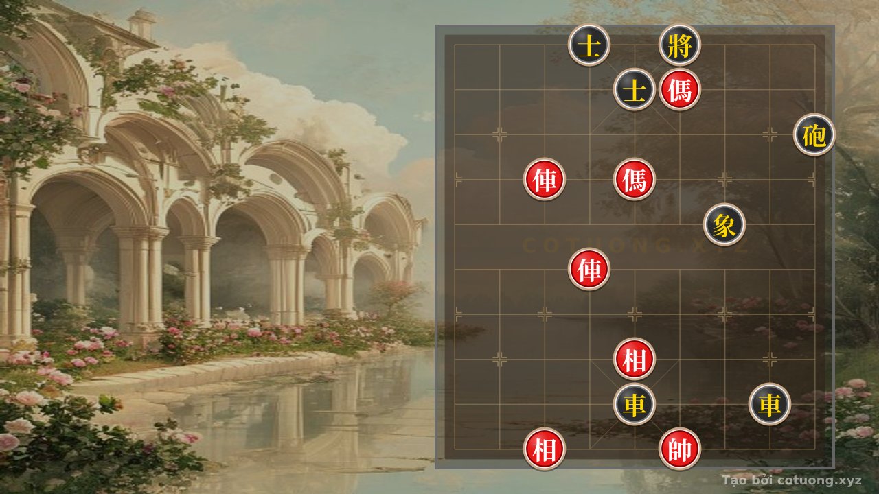 Thế cờ: Xiangqi (Chinese Chess) AI: Double Horse Formation Strategy - Learning from the Red Chariot's Move — Cờ Tướng Online