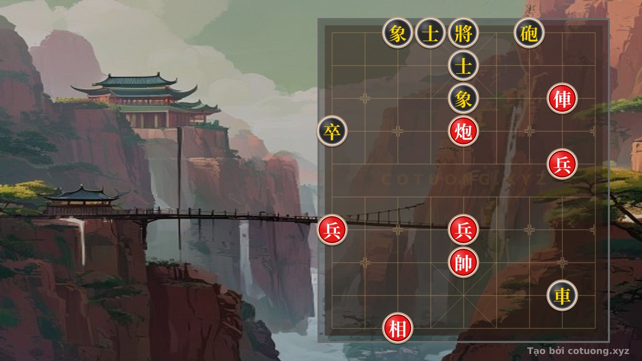 Thế cờ: The Battle of the Jianghu Chessboard: Rook Cannon 3 Elephants vs. Rook Cannon 2 Advisors 2 Elephants - The Intellectual Arena of Life and Death — Cờ Tướng Online