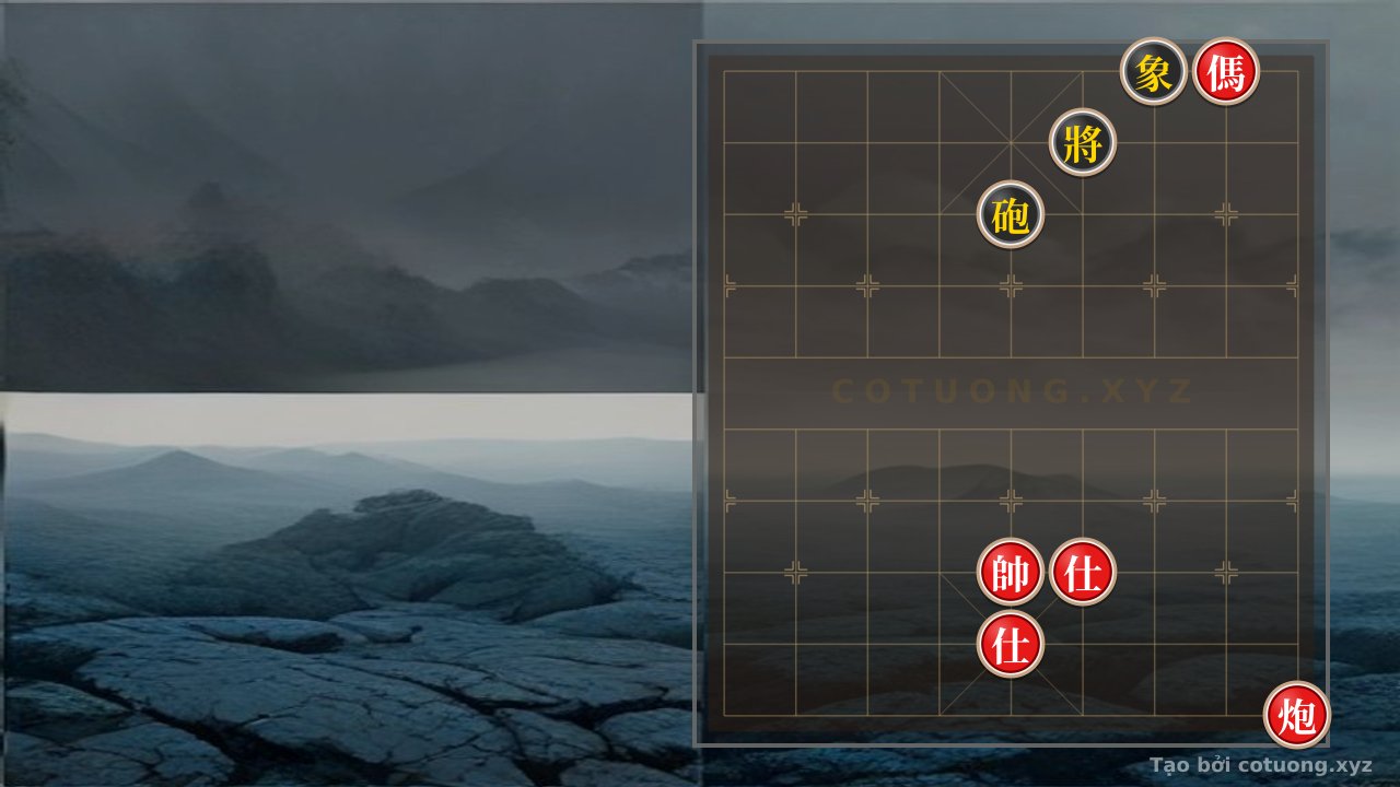 Thế cờ: Red General's Breakthrough: The 'Horse Strikes the Drum' Strategy Wins Black in 10 Moves — Cờ Tướng Online