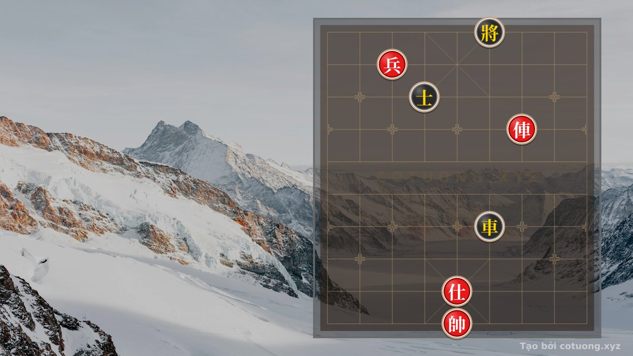Thế cờ: Blazing Endgame Tactics: The Red Chariot Alone Shatters the Black's Defense Like Lightning! — Cờ Tướng Online