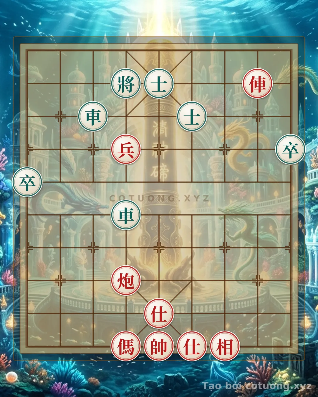 Challenge: The Secret Move to Break 2 Black Rooks: Red Rook-Cannon-Horse Checkmate the Black General in One Move! - Can you solve it?