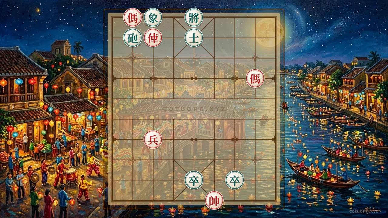 Challenge: Chariot File 7, Knight File 8, and Pawns besiege General File 5 - Can you solve it?