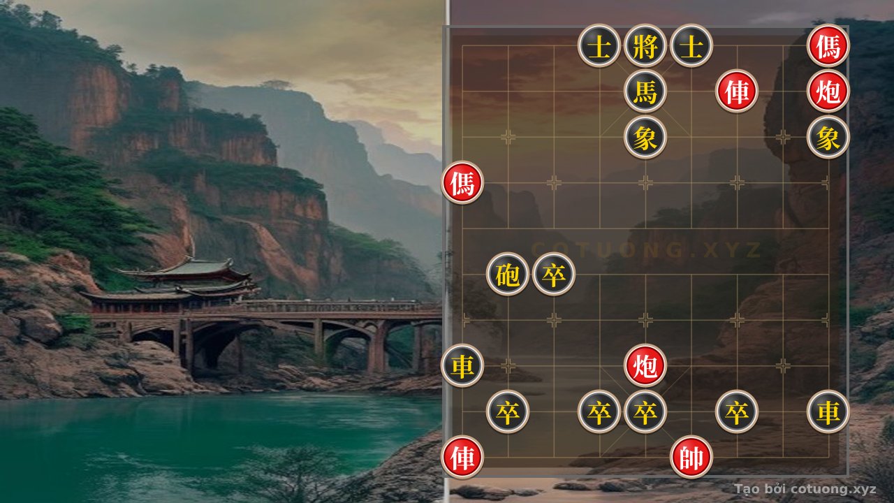 Thế cờ: Classic Checkmate Tips: The 2 Rooks, 2 Cannons, and 2 Horses Face-Off - When Art Meets Strategy — Cờ Tướng Online