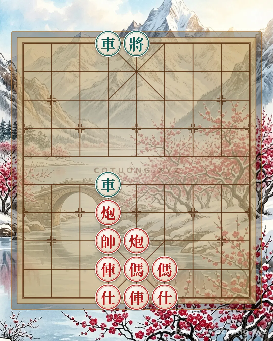 Thế cờ: The Mystery of the Chessboard: The Black Rook on File 10 and the Deadly Trap in Xiangqi — Cờ Tướng Online