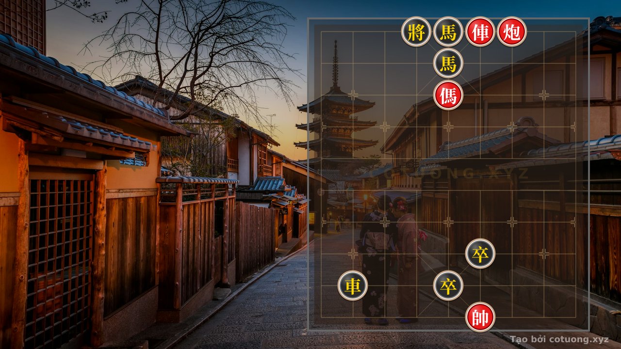 Thế cờ: Xiangqi: The 'Two Horses Interlocking' Formation - What Should the Red Side Do? — Cờ Tướng Online