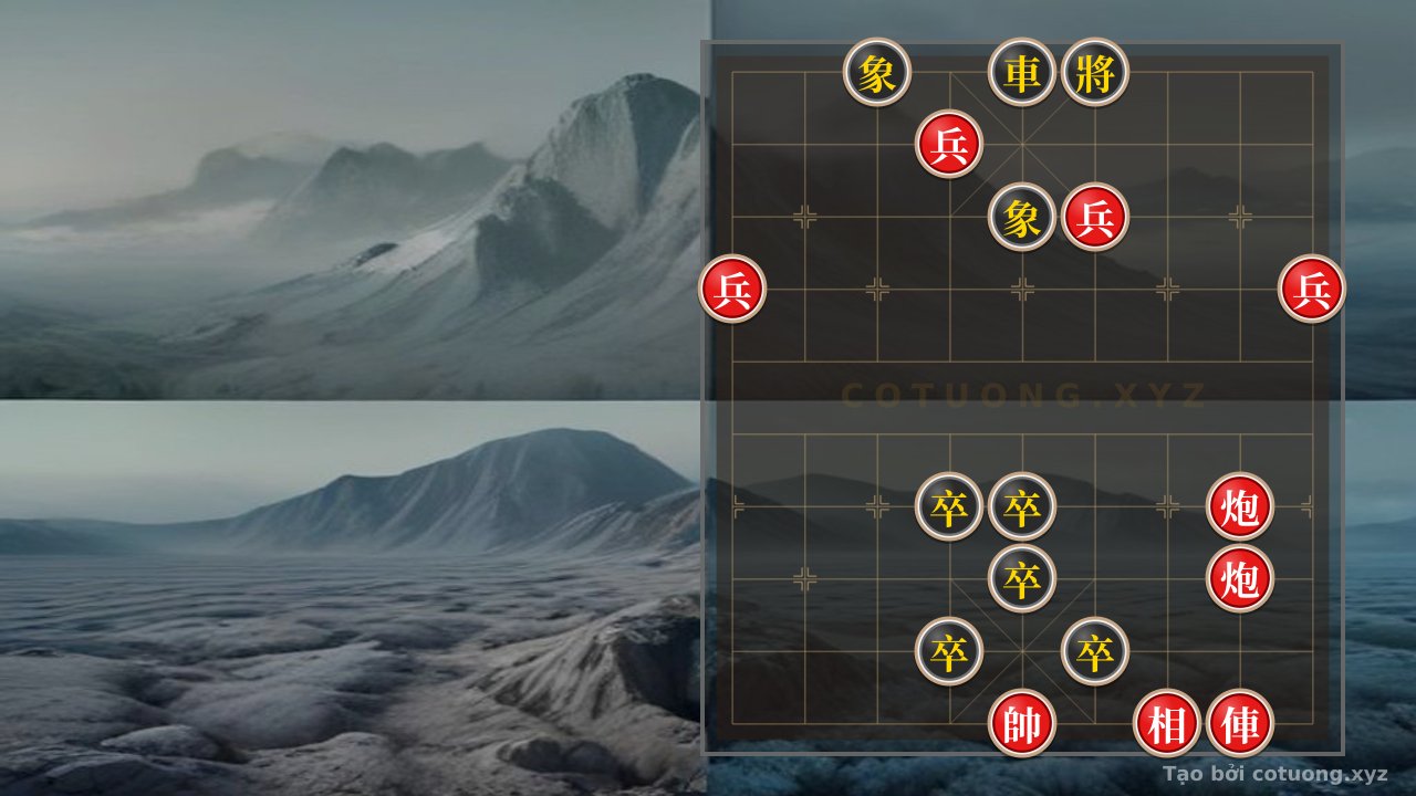 Thế cờ: Xiangqi: The 'Empty Cannon' Strategy Tricks Black, Red Chariot Takes the Battle — Cờ Tướng Online
