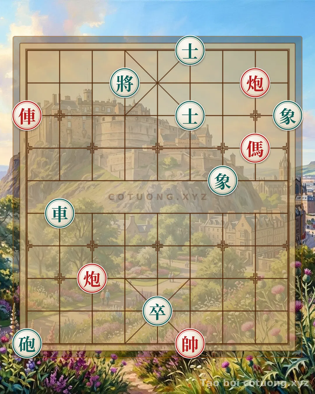Thế cờ: Xiangqi Board C0 Elephant: Peak Defensive Counterattack - Reverse Chess Tactics — Cờ Tướng Online