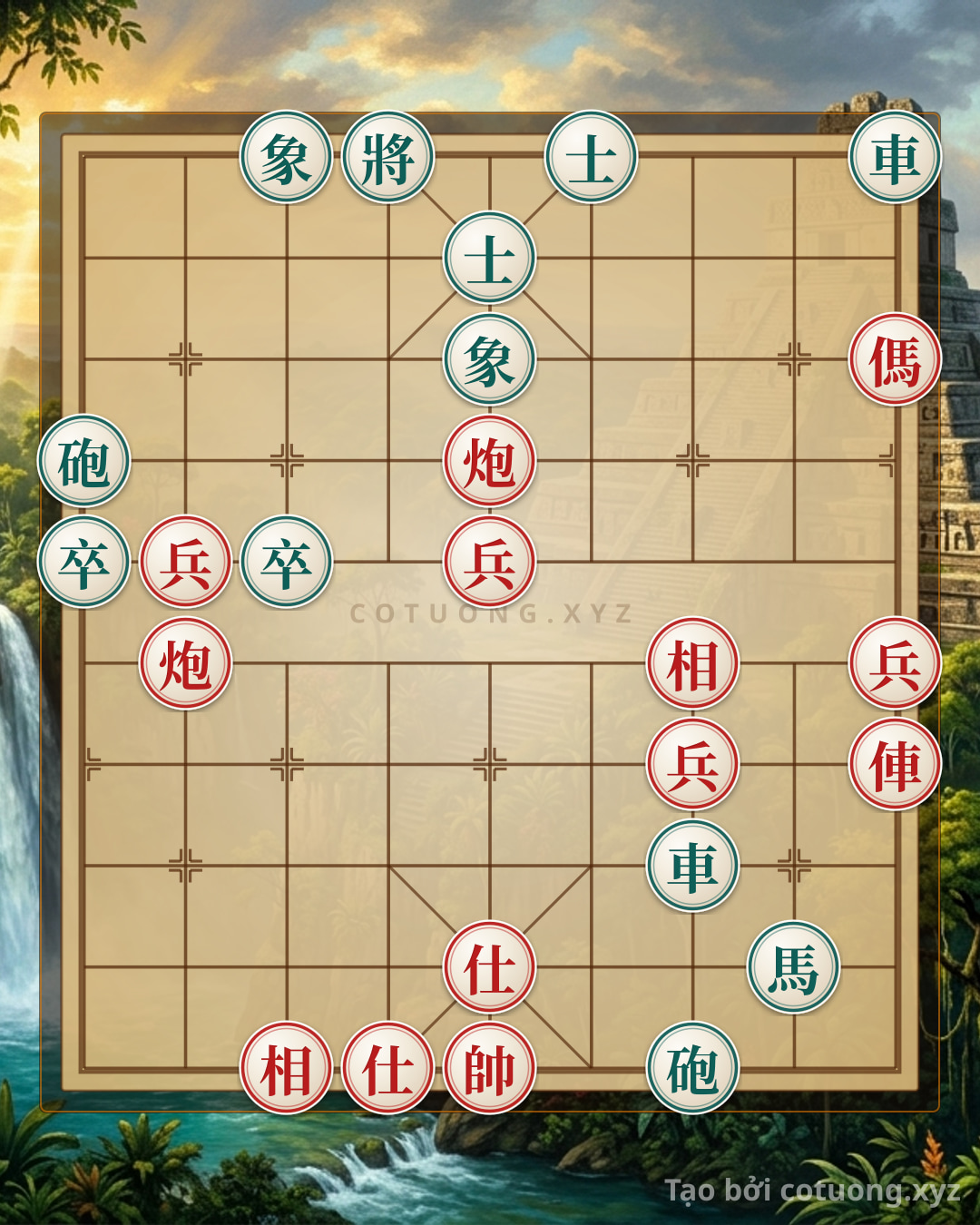 Thế cờ: Defensive Counterattack Strategy: Neutralizing Black's 'Cannon Trap' in the 'Empty Cannon' Formation — Cờ Tướng Online