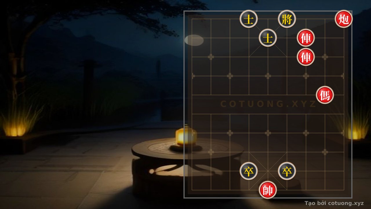 Thế cờ: Xiangqi: The Art of Red Cannon and Black Chariot in a Level 1/10 Battle — Cờ Tướng Online