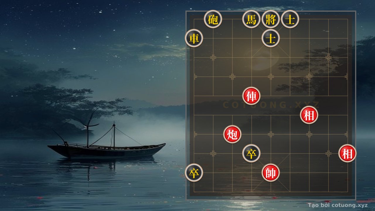 Thế cờ: Xiangqi: The Black's Smart Point in the 'Red Chariot Straight Attack' Game — Cờ Tướng Online