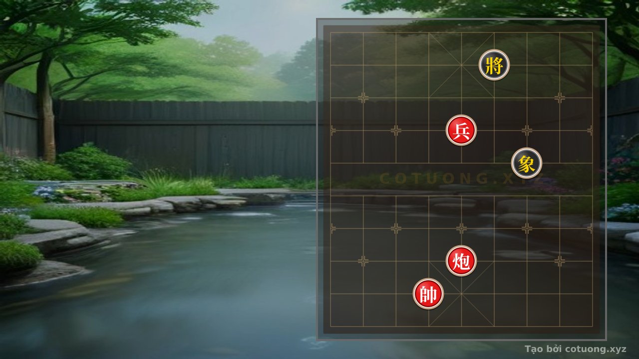 Thế cờ: Xiangqi: The Red Cannon's Sudden Strike Strategy in a Desperate Position — Cờ Tướng Online