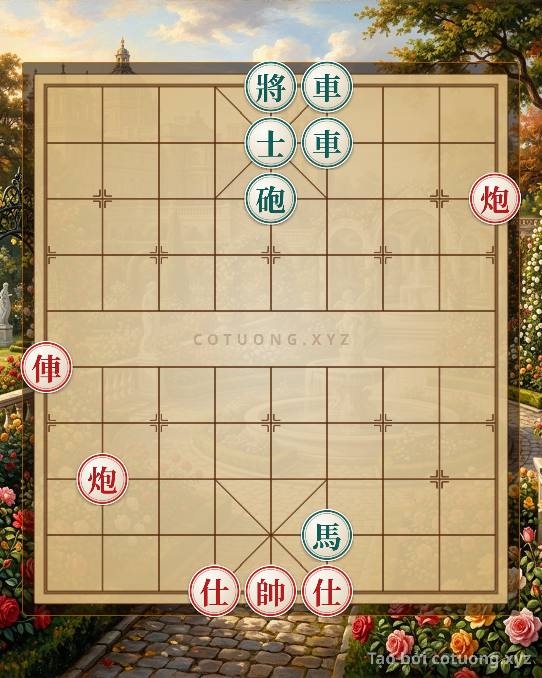 Thế cờ: First Move: The Turning Point in the Battle — Cờ Tướng Online