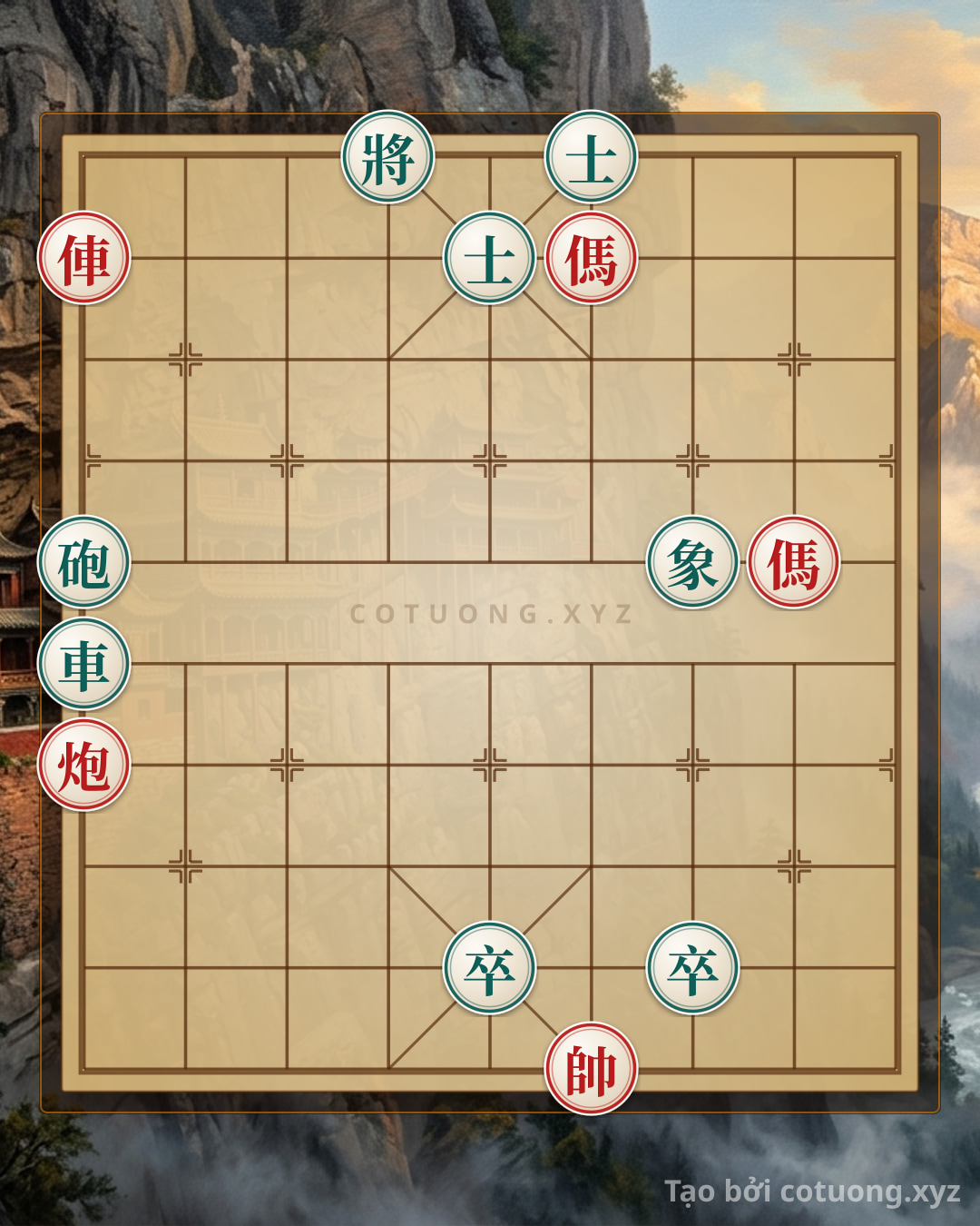 Challenge: Forcing the Red Chariot to File 9 - 9 Moves Like Thunder, Ending the Battle in 3 Moves - Can you solve it?