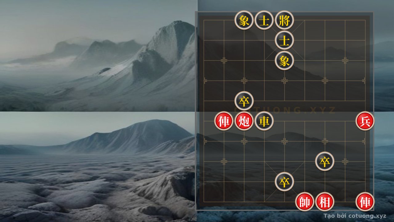 Thế cờ: Classic Xiangqi Opening: Red Launches a Powerful Attack - Black Must Defend Skillfully to Escape the Critical Situation — Cờ Tướng Online
